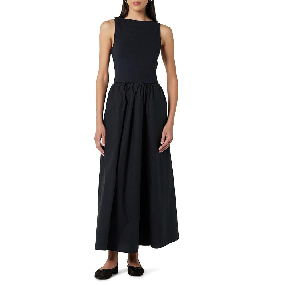 AMERI MEDI STRAIN CHECK DRESSブラックTL MEDI STRAIN CHECK DRESS